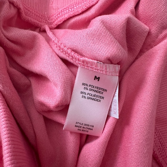 New JUICY COUTURE Velour OG Big Bling Sweatpants in Pink lemonade Size Medium - - Picture 6 of 7